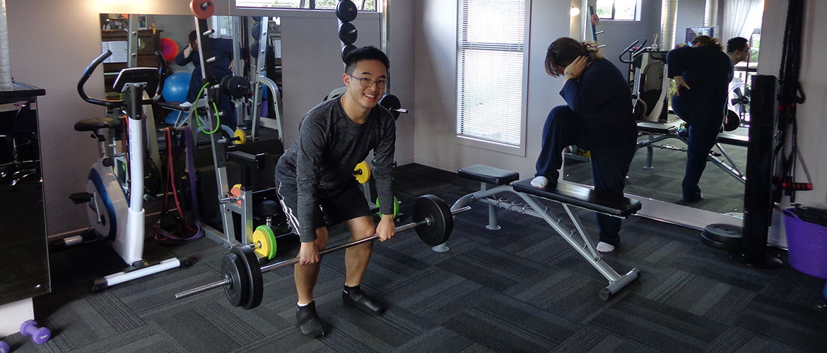 Working out in the GetSet studio